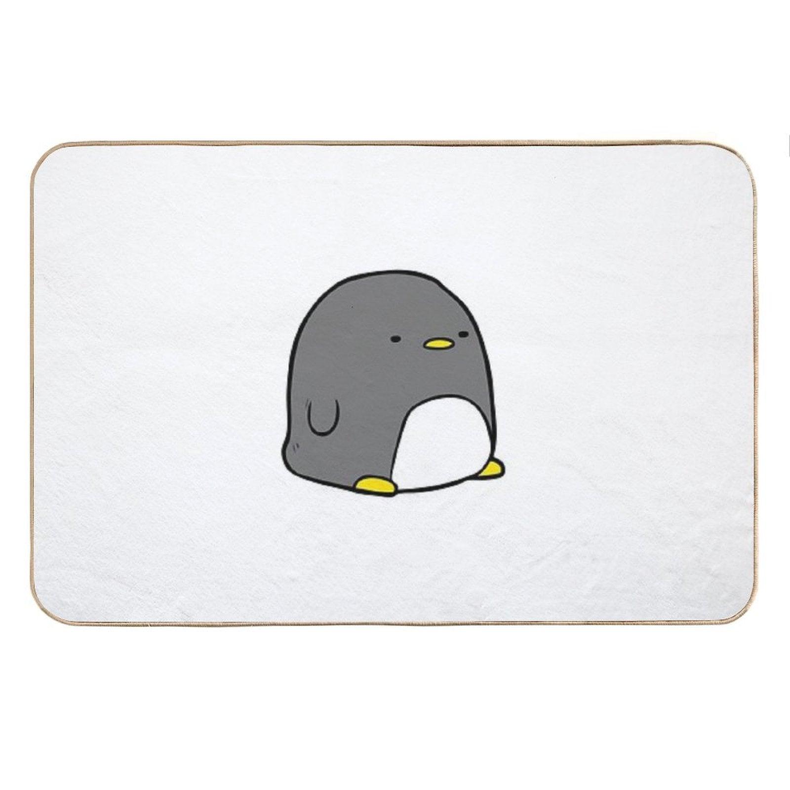 Cute Cuddly Penguin Bath Mat
