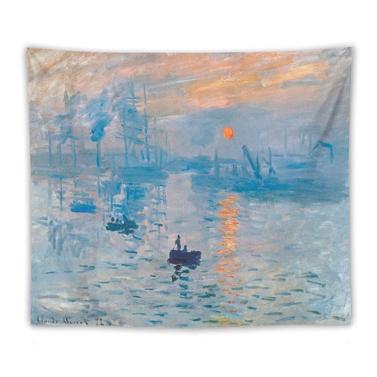 Monet's Sunrise Tapestry
