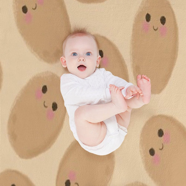 Potatoes V2 Velvety-soft Throw Blanket
