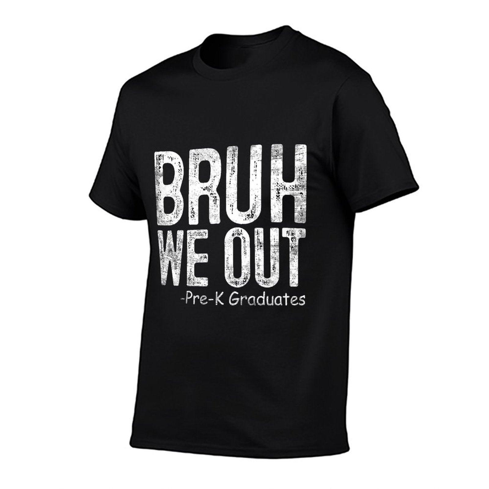 Kids Bruh We Out Pre-K Preschool Graduation 2024 Grad Gifts T-Shirt