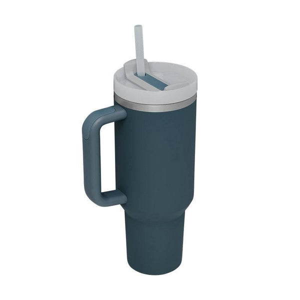 Thermal Mug 40oz Straw Coffee Insulation Cup With Handle BPA Free