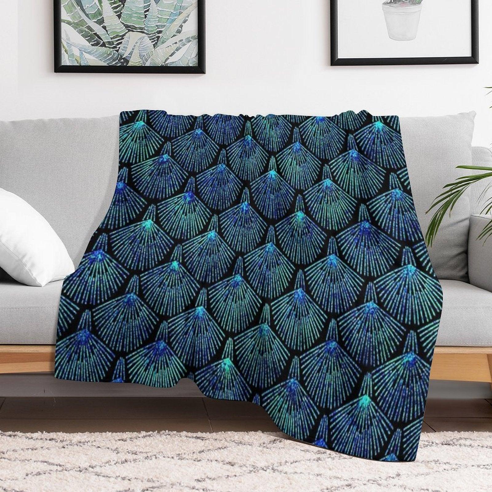 Peacock Throw Blanket