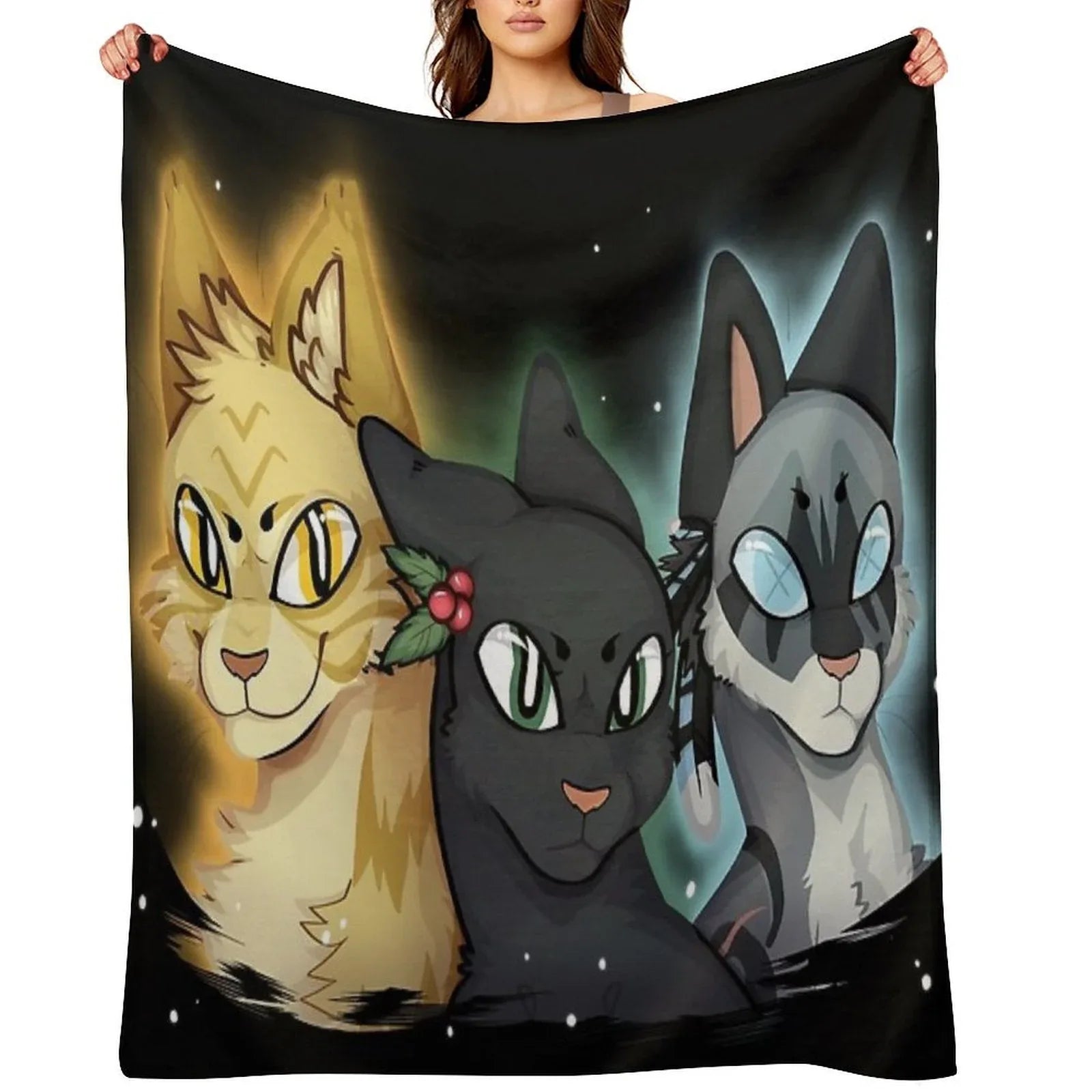 Power of Three Throw Blanket