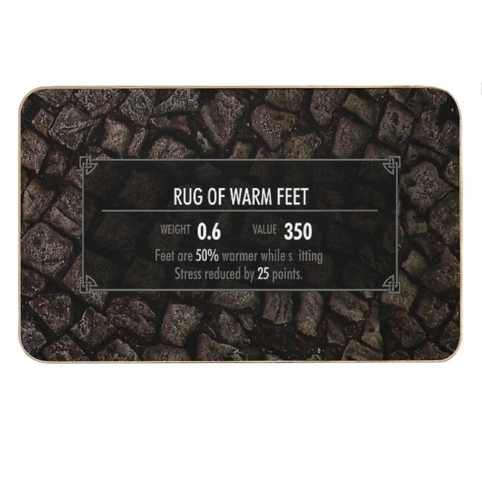 Skyrim Elder Scrolls - Bathroom Toilet Floor Rug Equipment Bath Mat