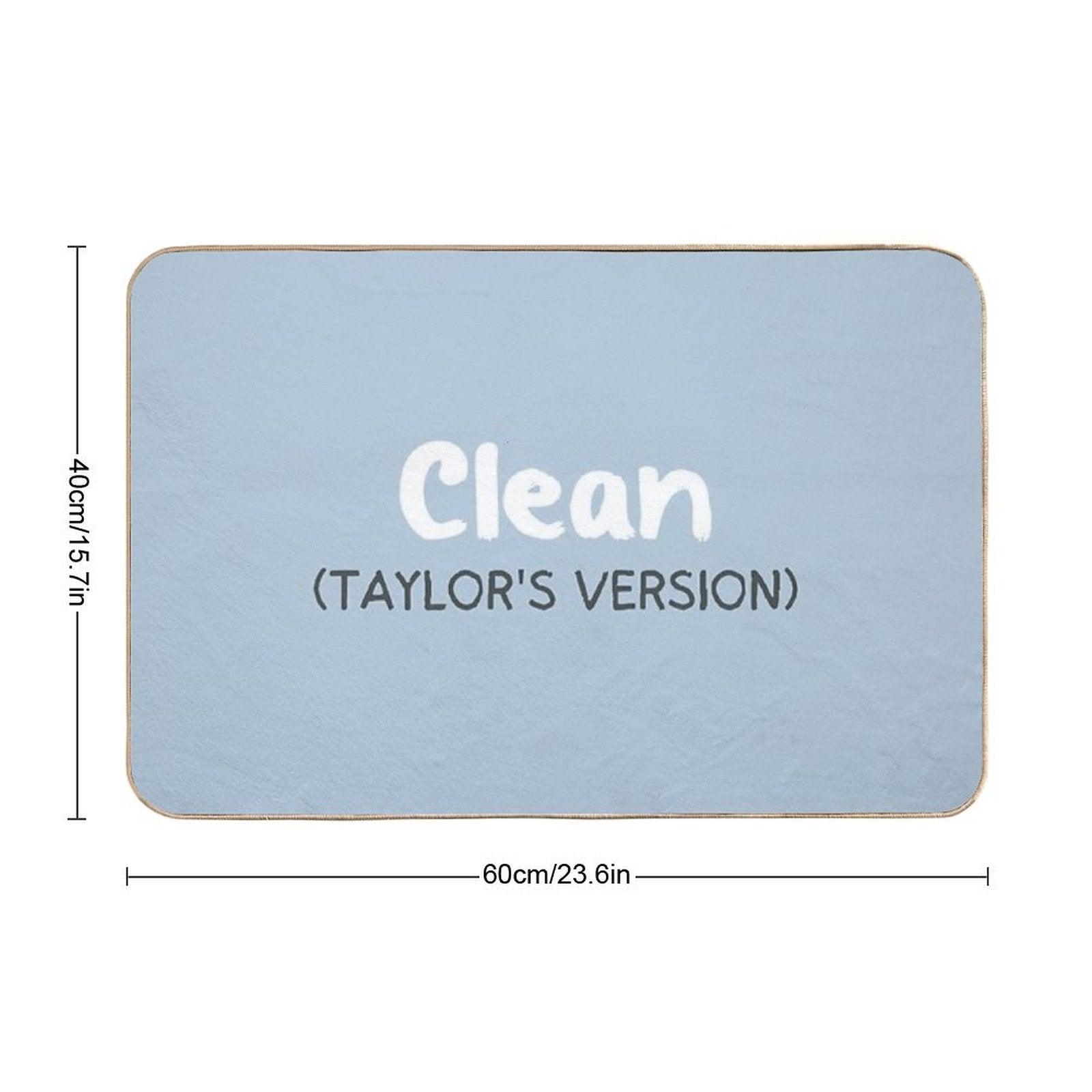 Clean Taylors Version Bath Mat
