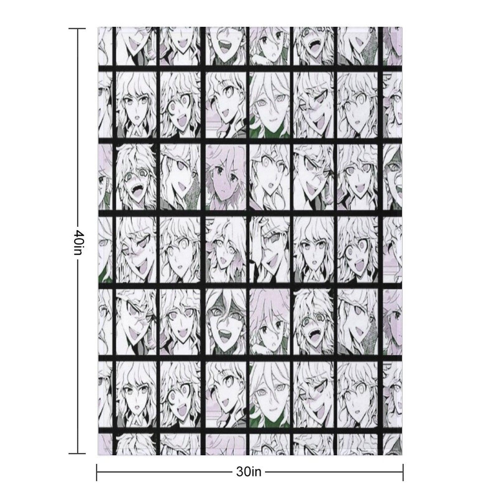 Nagito Manga Collection (Colored) Throw Blanket