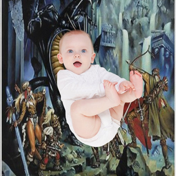 Dragonlance Advanced Dungeons & Dragons of Despair Classic  Essential Comfort Throw Blanket