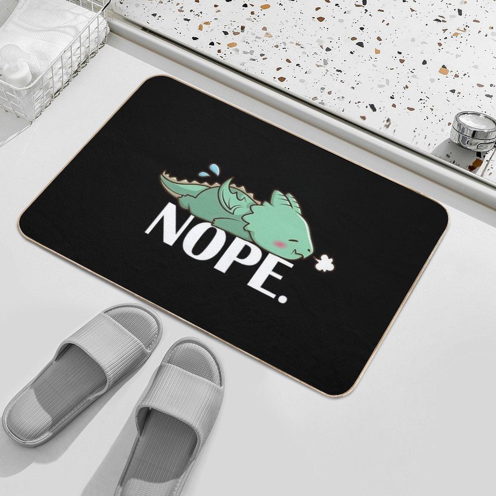 Kawaii Dragon Bath Mat