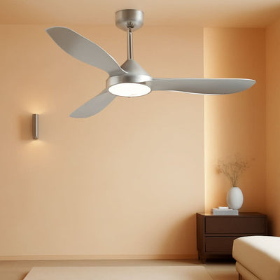 52 Inch Quiet DC Motor Ceiling Fan With LED Lights Remote Control