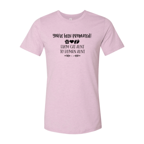 You've Been Promoted from Cat Aunt to Human Aunt T-Shirt