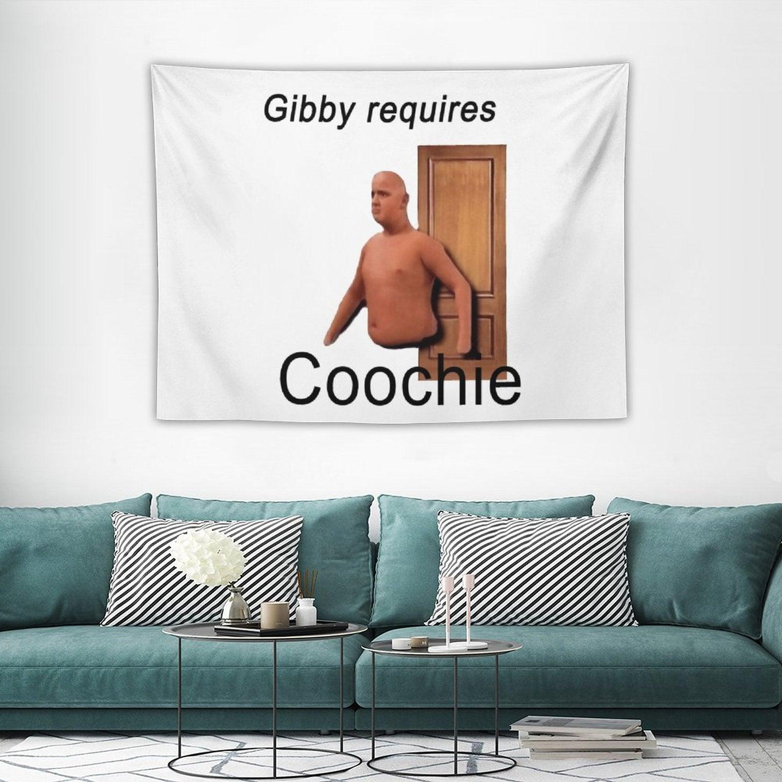 Gibby Requires Coochie Tapestry