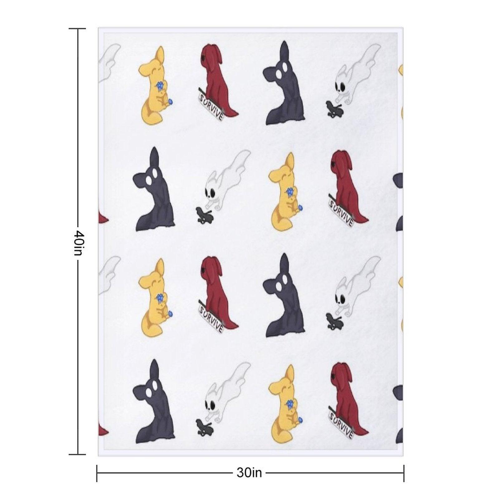 Rain World Slugcats Throw Blanket