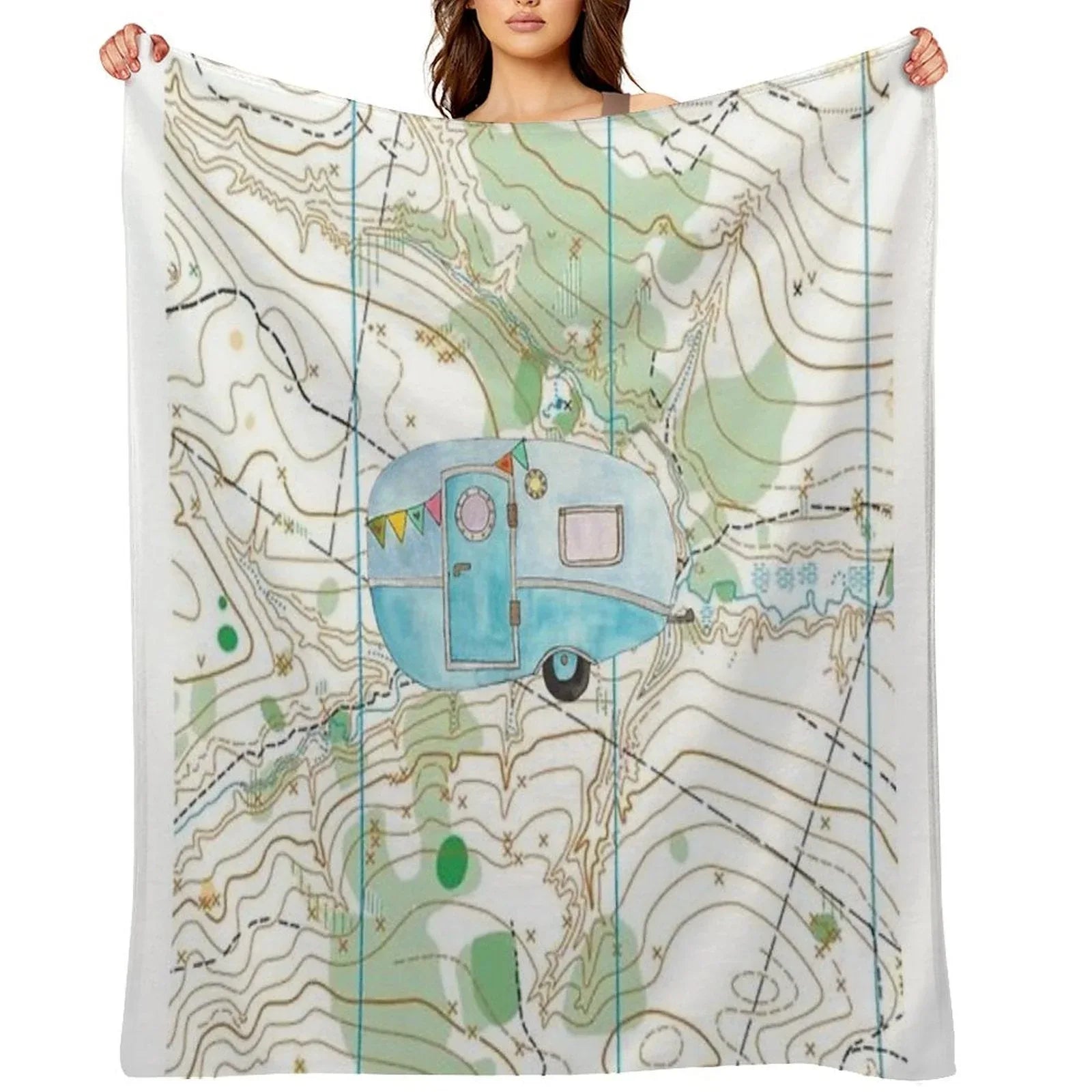 Camper Throw Blanket