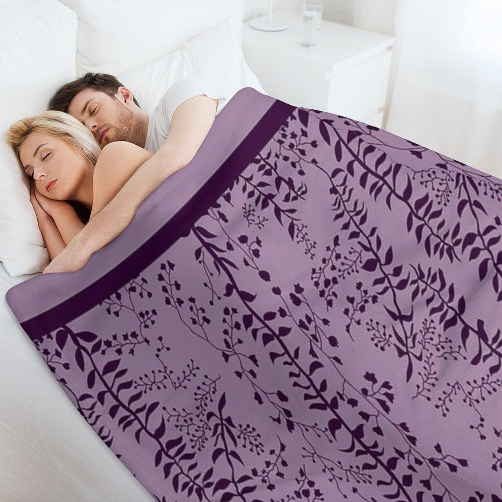 Bella Swan's Comforter Set Replica  Purples Cool - Version 2  Twilight Saga Fanart Throw Blanket