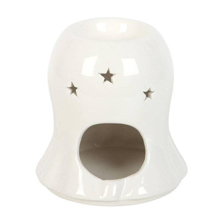 Candy Corn Ghost Halloween Oil Burner and Wax Warmer