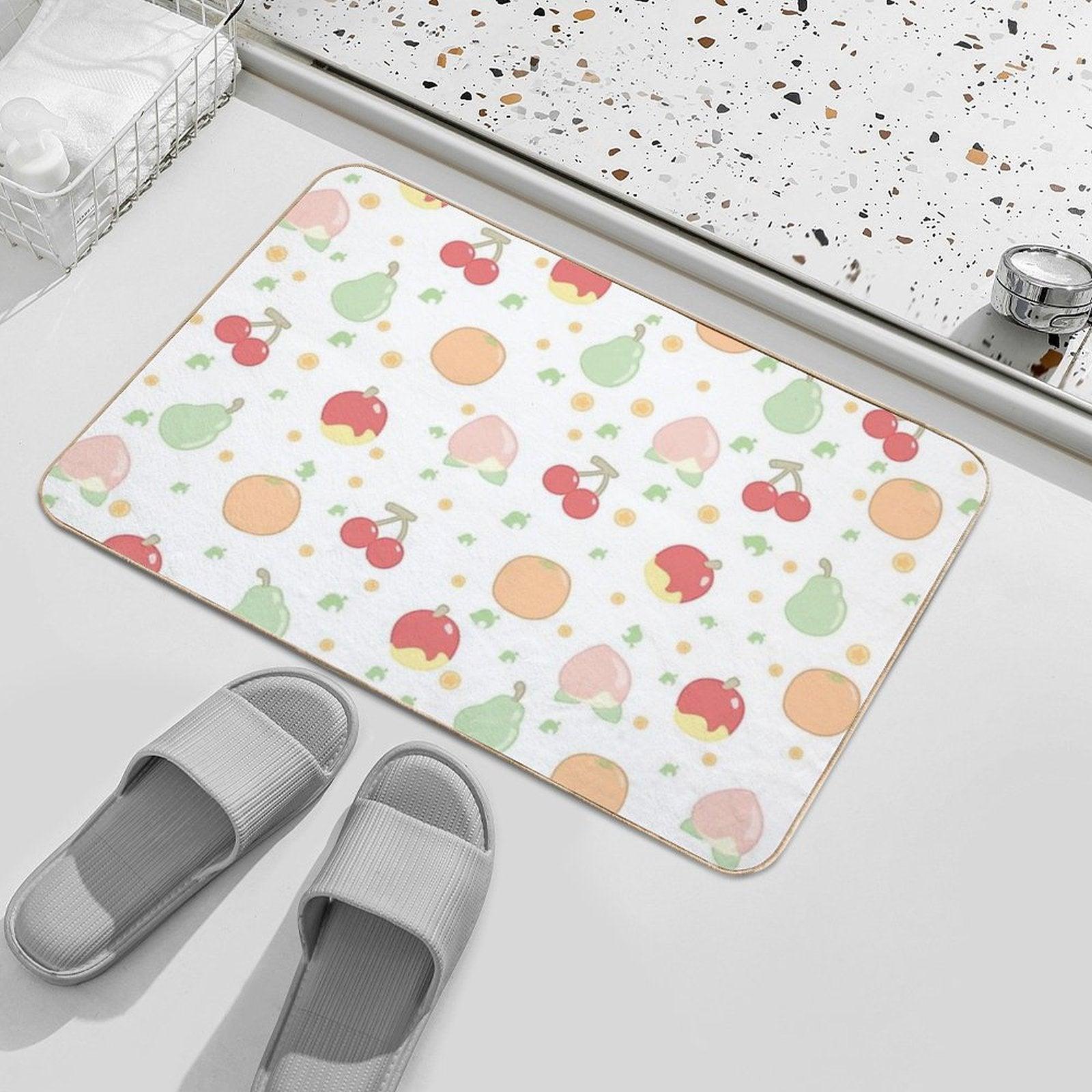 Fruit Pattern Bath Mat