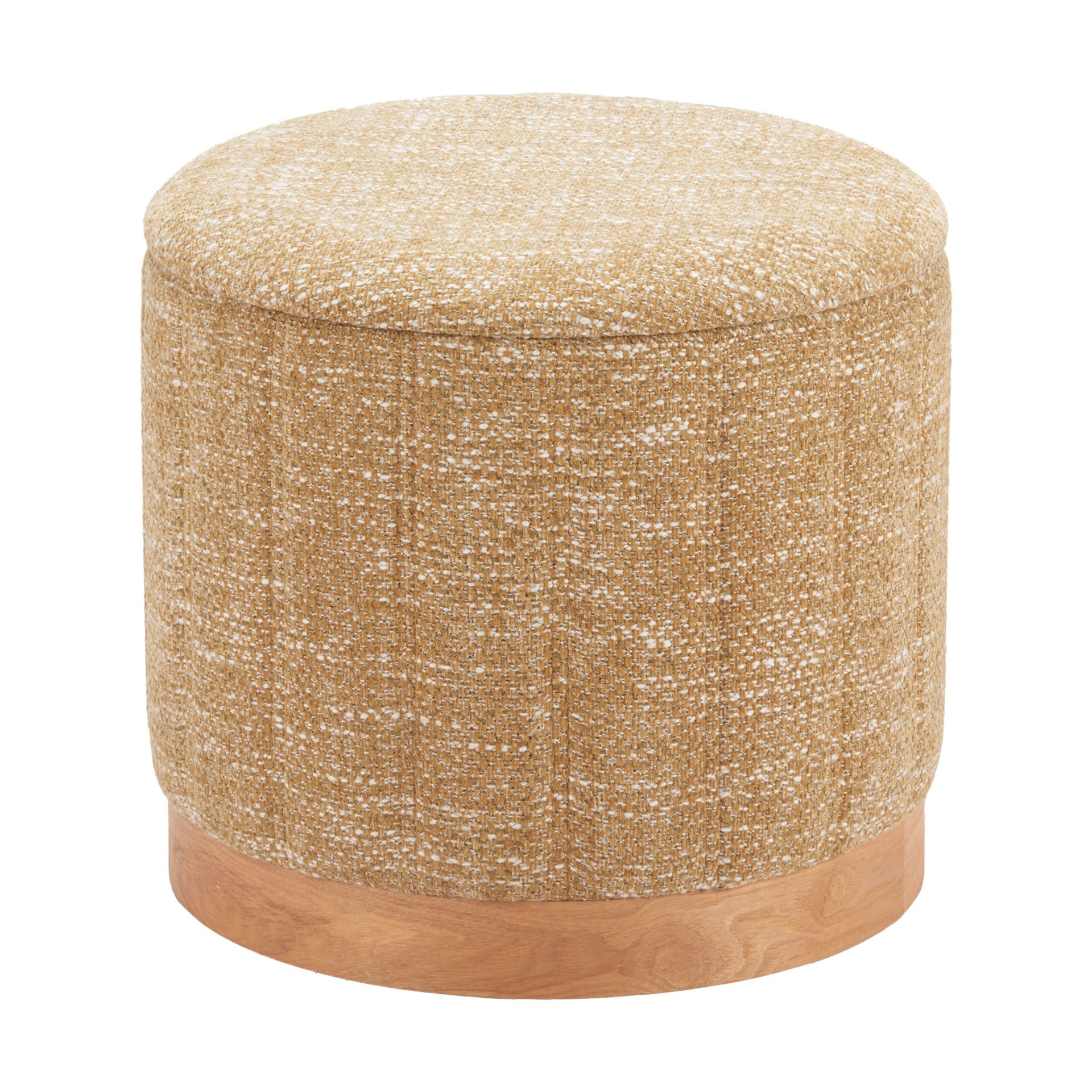 Fije Storage Ottoman Oat Yellow