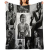 Lil Baby  B&W Collage Throw Blanket