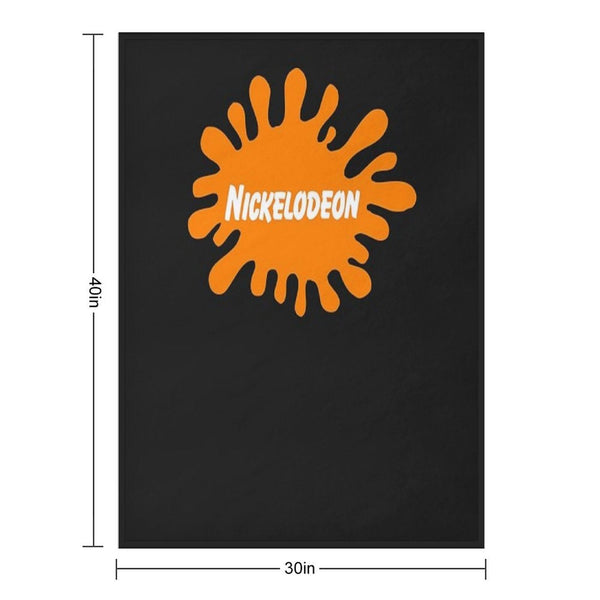 Nickelodeon Logo Classic T Shirt Gift-ready Throw Blanket