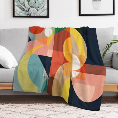 Mid Century Design 4 Throw Blanket