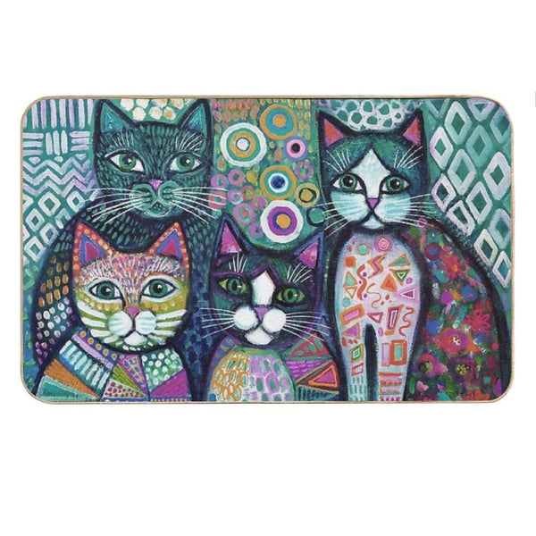 Quirky Cats Bath Mat
