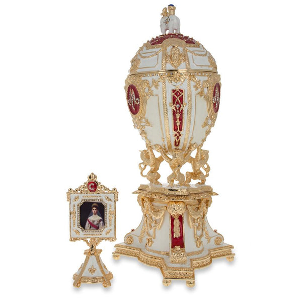 1903 Royal Danish Musical Imperial Easter Egg 9.6 Inches