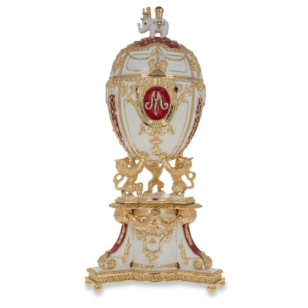 1903 Royal Danish Musical Imperial Easter Egg 9.6 Inches