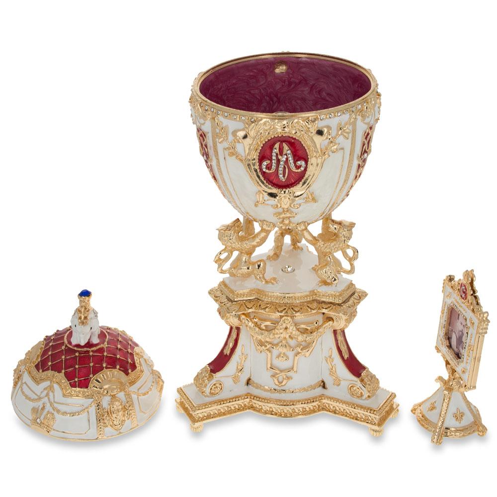 1903 Royal Danish Musical Imperial Easter Egg 9.6 Inches