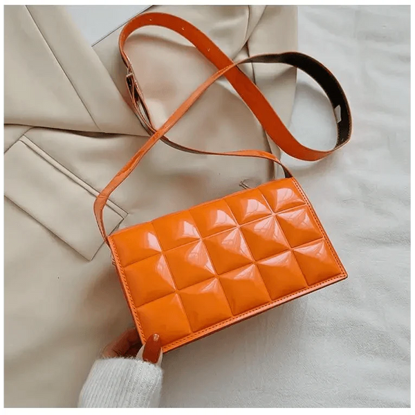 Fabulous Luxury Shoulder Bag Shiny Pu Leather Crossbody Bags For Women Small Flap Handbag Designer Female Messenger Bags