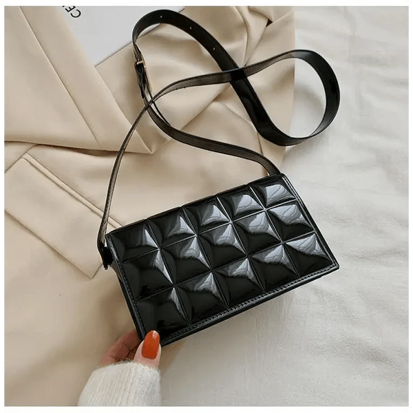 Fabulous Luxury Shoulder Bag Shiny Pu Leather Crossbody Bags For Women Small Flap Handbag Designer Female Messenger Bags