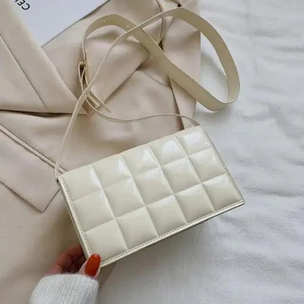 Fabulous Luxury Shoulder Bag Shiny Pu Leather Crossbody Bags For Women Small Flap Handbag Designer Female Messenger Bags