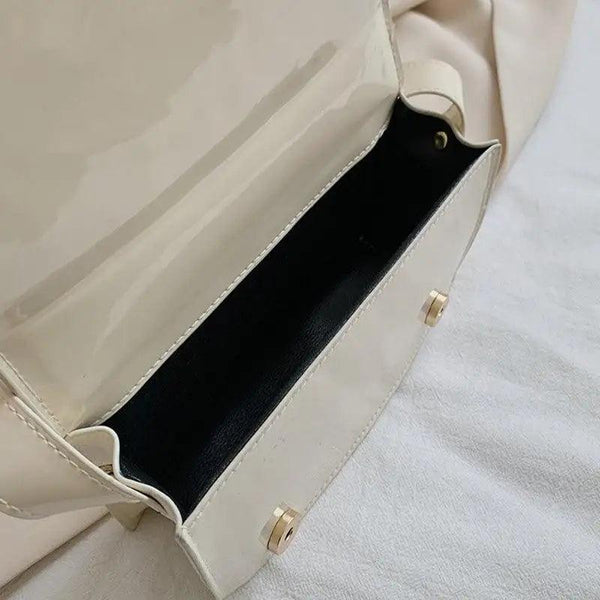 Fabulous Luxury Shoulder Bag Shiny Pu Leather Crossbody Bags For Women Small Flap Handbag Designer Female Messenger Bags