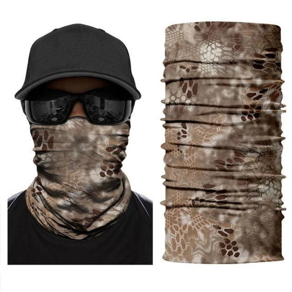 Face Mask Bandana Scarf Neck Warmer Sports Balaclava Hunting Camping Headband Buff Headscarf Camo Army Military Bicycle Camping Hiking Climbing Face Mask Headband Windproof Head Scarves Neck Warmer Cycling Camping Hiking Men Women