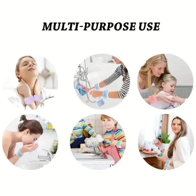 Face Washing Wrist With Sweat Wiping Bracelet Absorbing Sleeve