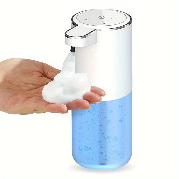 12.85oz Automatic Soap Dispenser with Touchless Sensor - Wall-Mounted, Rechargeable Lithium Battery, USB Charging, Modern Design for Bathroom And Kitchen, Bathroom Soap Dispenser|Modern Soap Dispenser|Touchless Soap Dispenser DSers Fulfillment