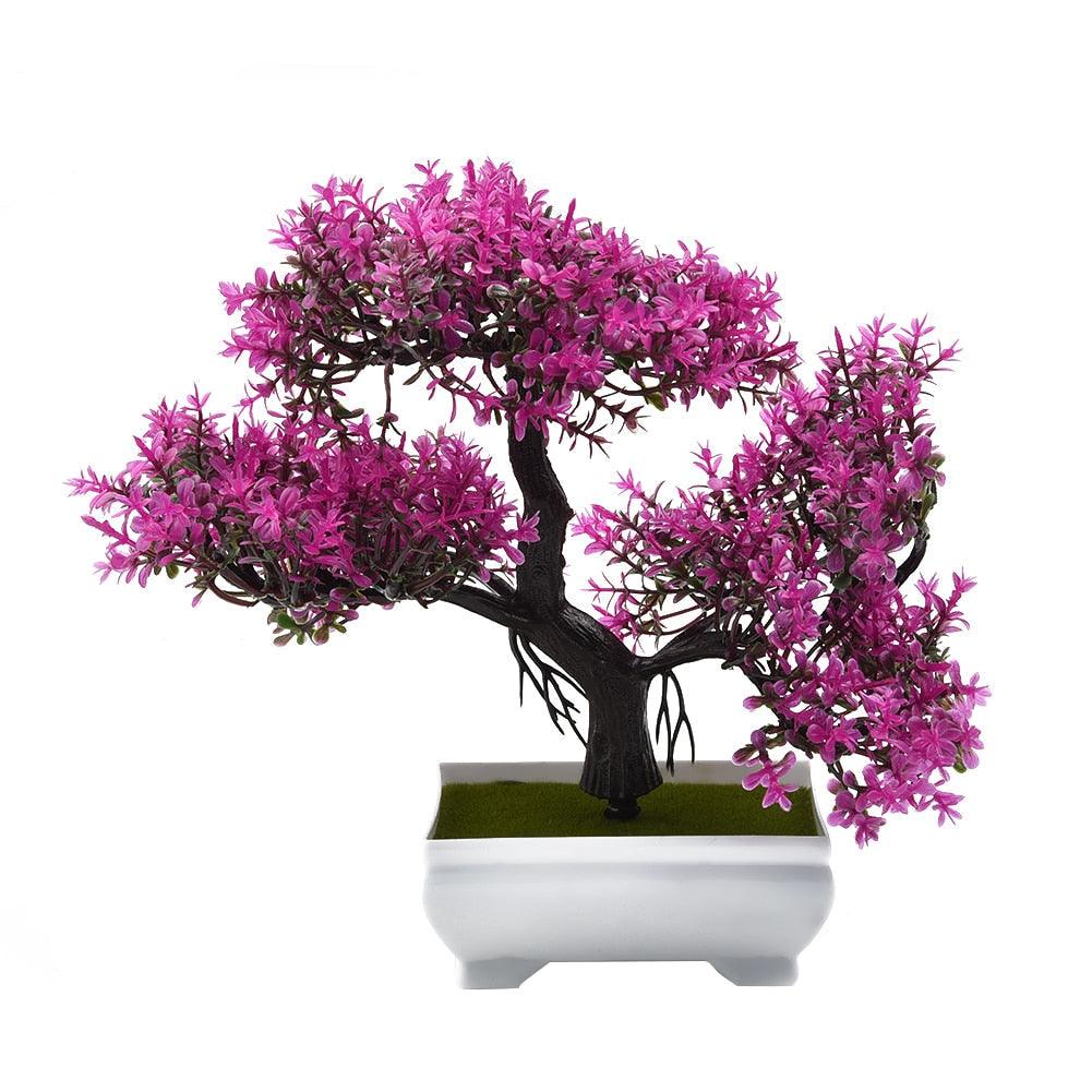 Fake Artificial Pot  Bonsai Potted Simulation Table Ornaments For Garden Party Hotel Office Decor Fake Flowers Arrangements for Home Decoration