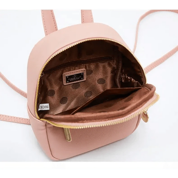 Famous Designer Mini Soft Touch Leather Small Backpack For Female And Girls Fashionable Ladies Bagpack Shoulder Bag
