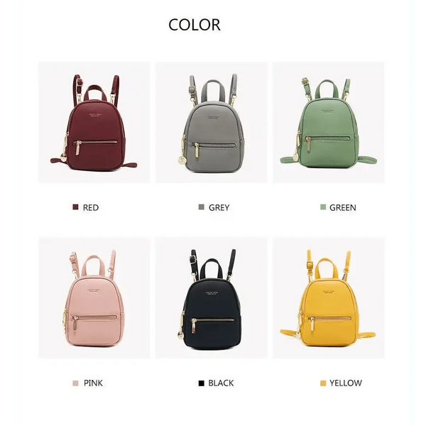 Famous Designer Mini Soft Touch Leather Small Backpack For Female And Girls Fashionable Ladies Bagpack Shoulder Bag