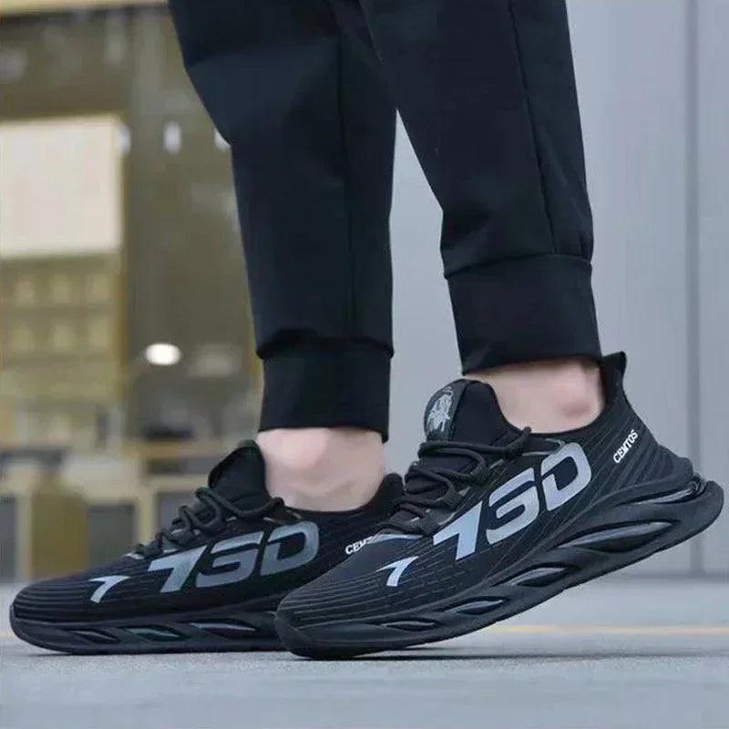 Men's Breathable Mesh Running Shoes Lightweight Casual Sports Sneakers