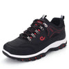 Men's Casual Leather Sneakers – Lightweight Walking & Tennis Shoes with EVA Sole
