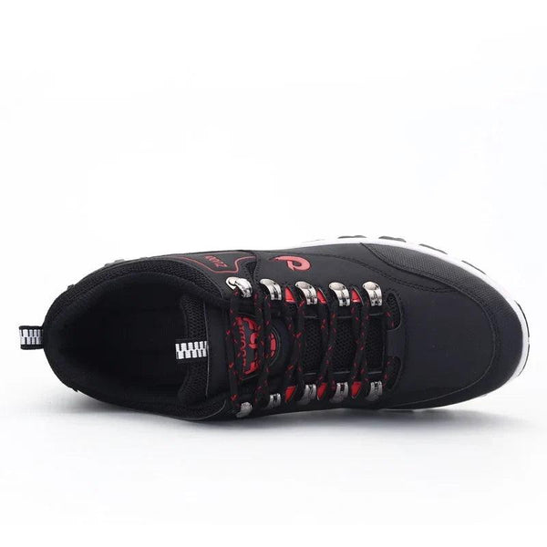 Men's Casual Leather Sneakers – Lightweight Walking & Tennis Shoes with EVA Sole
