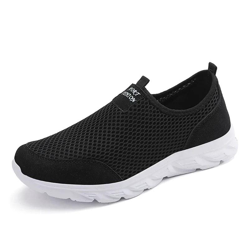 Men's Lightweight Breathable Slip-On Casual Sneakers – Anti-Slip Outdoor Walking Shoes (EU 39-47)