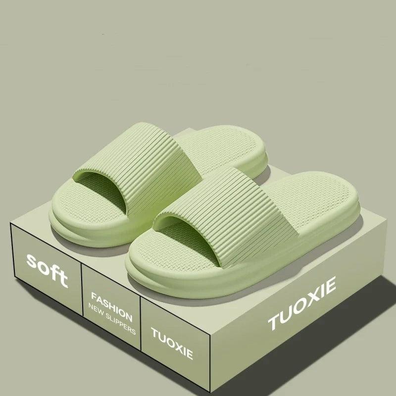 EVA Slide Sandals for Women & Men - Lightweight Non-Slip Home, Beach & Bathroom Slippers