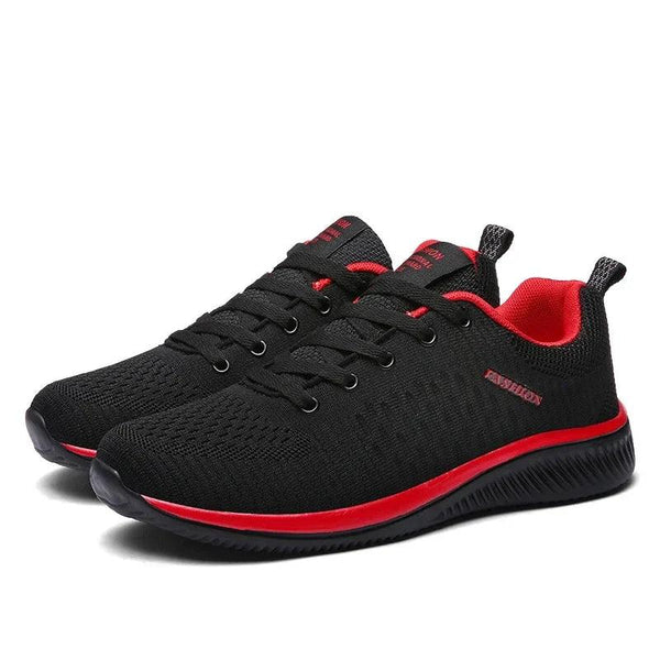 Men's Knit Running & Walking Sneakers – Breathable Athletic Casual Shoes, Large Sizes EU 36–48