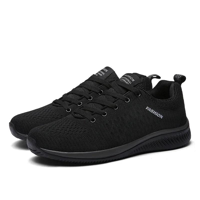 Men's Knit Running & Walking Sneakers – Breathable Athletic Casual Shoes, Large Sizes EU 36–48