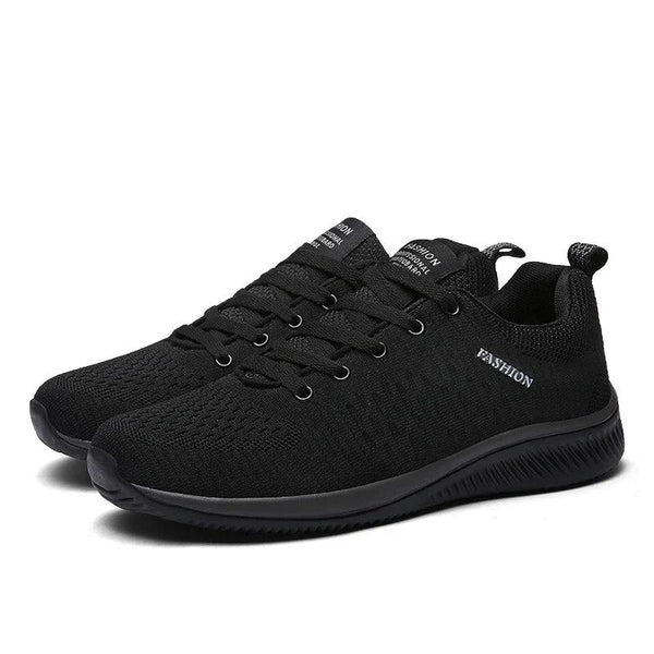 Men's Knit Running & Walking Sneakers – Breathable Athletic Casual Shoes, Large Sizes EU 36–48