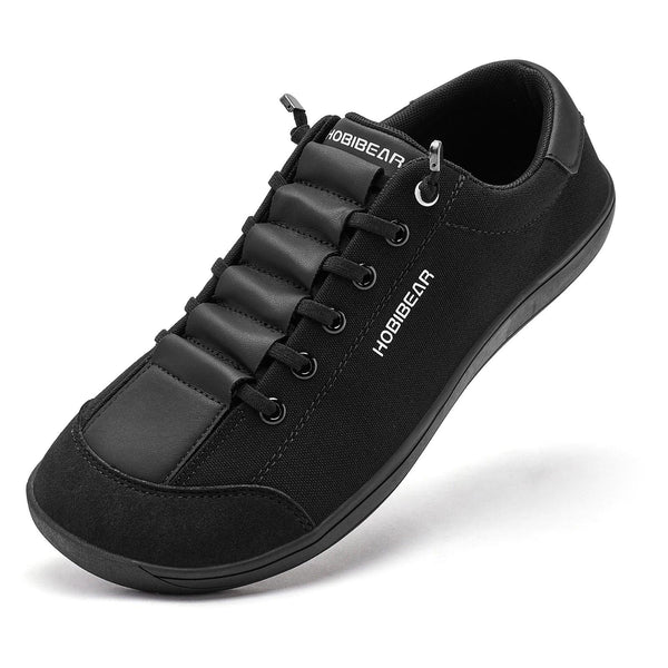 Wide Toe Barefoot Minimalist Sneakers – Unisex Lightweight Adjustable Slip-On Walking Shoes