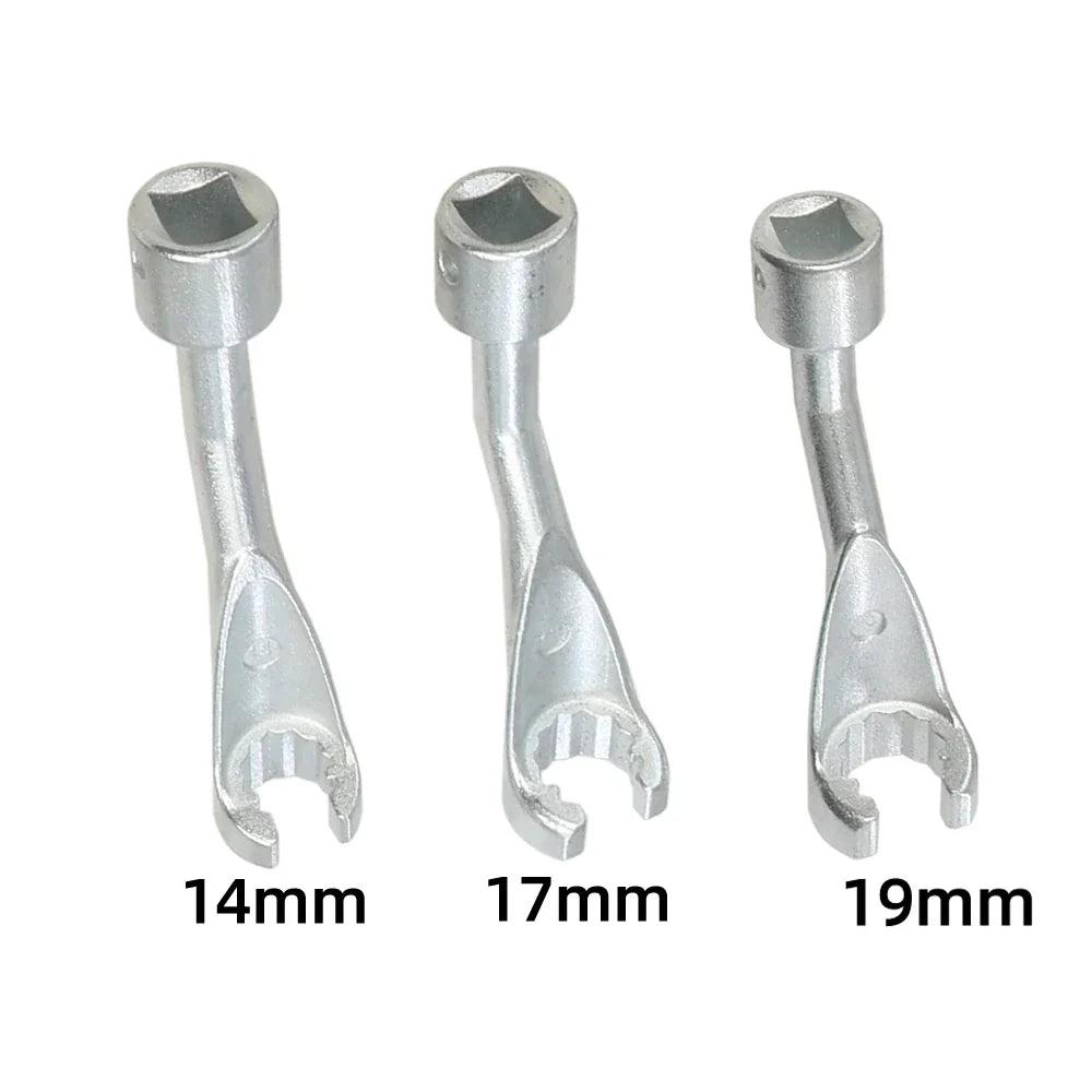 Diesel Injector Line Socket Set 1/2-Inch (12.7 mm) Drive - 12-Point Bihex Injector Fuel Line Wrenches