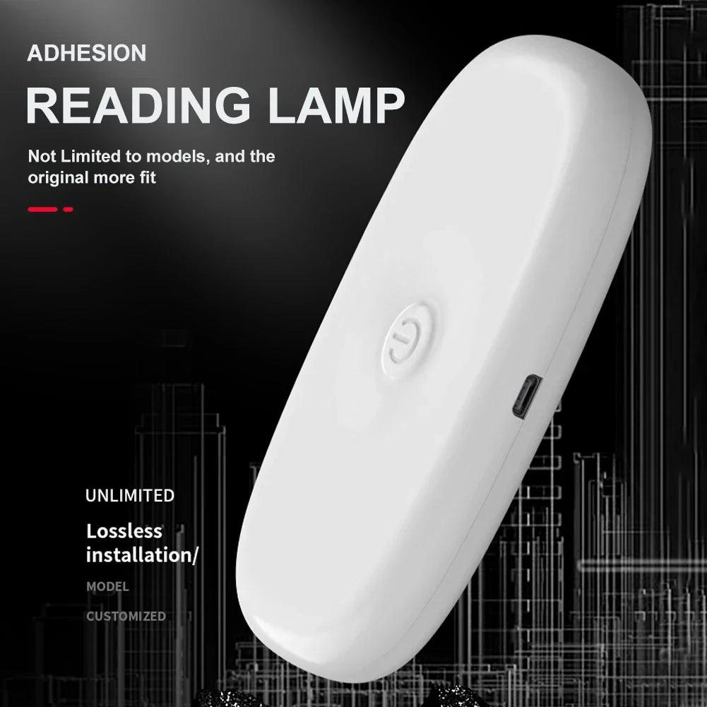Rechargeable USB LED Car Reading Light — Magnetic Wireless Dome Lamp, Color-Changing Interior Light for Car & RV