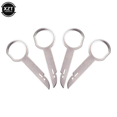 Car Radio Stereo Removal Tools — 2/4-Pack Metal Installation Keys for VW Audi Ford Porsche